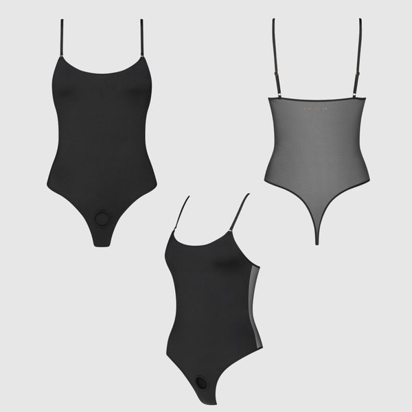 Боді з фіксацією ділдо Strap-On-Me Harness Body Signature - S - Black SX3506 фото