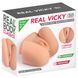 Мастурбатор-полуторс с вибрацией Real Body Real Vicky вагина и анус, 22х19 см SO9952 фото 3