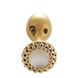 Металлическая анальная пробка LOCKINK SEVANDA Pearl Rose-shape Anal Plug, с искусственной жемчужиной SX0888 фото 3