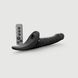 Вибронасадка для страпона с вакуумной стимуляцией Strap-On-Me Multi Orgasm Realistic Dildo M Black SX4035 фото 1