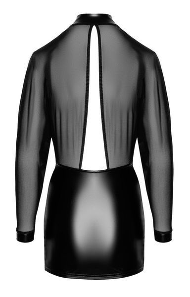 Платье Noir Handmade F348 Powerwetlook and tulle dress - 4XL SX2095 фото