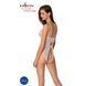 Боди с ажурным декором и открытым шагом Passion URSULA BODY L/XL, white SO5832 фото 2