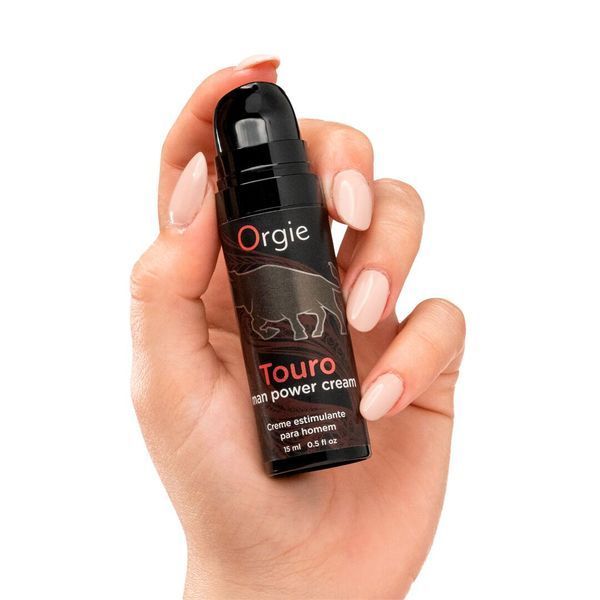 Крем для посилення ерекції Orgie Touro Power Cream, 15 мл, з таурином, гінкго та коренем женьшеню SX1560 фото