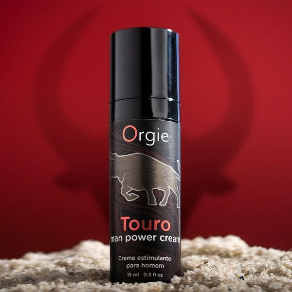 Крем для посилення ерекції Orgie Touro Power Cream, 15 мл, з таурином, гінкго та коренем женьшеню SX1560 фото