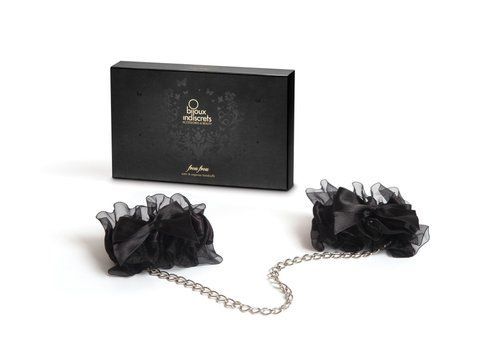 Наручники Bijoux Indiscrets - Frou Frou Organza handcuffs, атлас і органза, подарункове паковання SO2329 фото