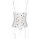 Корсет с подвязками, стринги Passion LOVELIA CORSET L/XL, white SO4768 фото 6