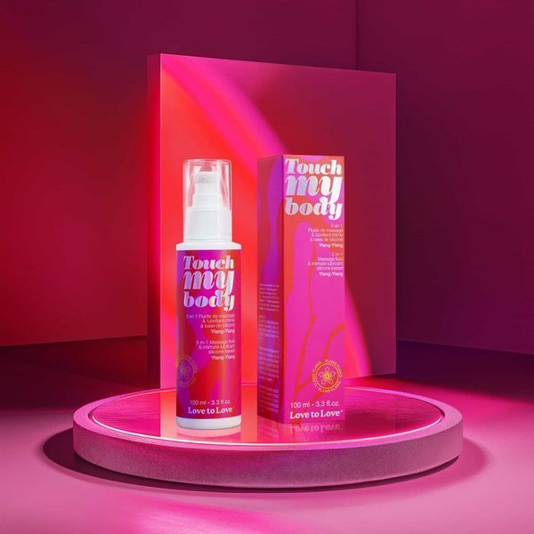 Масажний гель і змазка 2в1 Love To Love TOUCH MY BODY Ylang-Ylang (100 мл) зволожувальний SO2700 фото