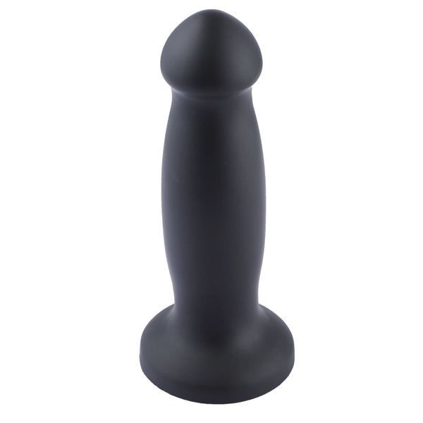 Силіконовий фалоімітатор для секс-машин Hismith 7.2" Black Silicone Anal Dildo, система KlicLok SX4007 фото