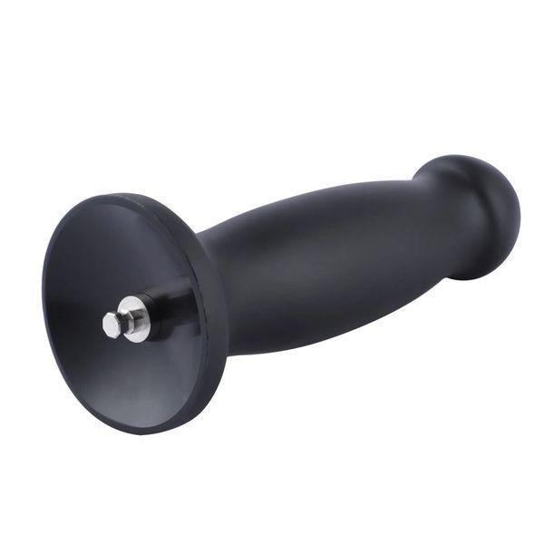 Силіконовий фалоімітатор для секс-машин Hismith 7.2" Black Silicone Anal Dildo, система KlicLok SX4007 фото