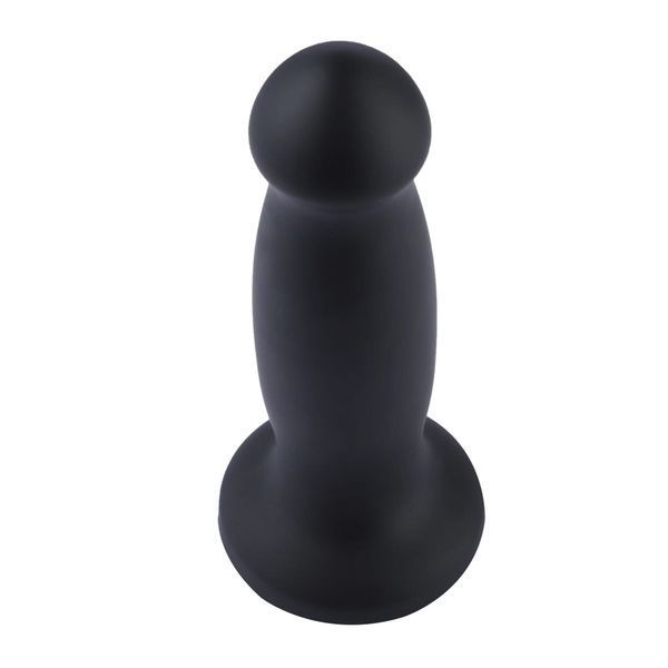 Силіконовий фалоімітатор для секс-машин Hismith 7.2" Black Silicone Anal Dildo, система KlicLok SX4007 фото