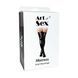 Лаковані панчохи зі шнурівкою Art of Sex - Mistress, чорні, розмір L SX3423 фото 3