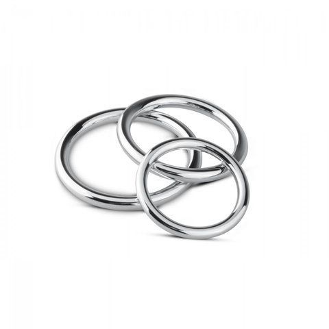 Набор эрекционных колец Sinner Gear Unbendable &mdash; Cock/Ball Ring & Glans Ring Set SO4584 фото