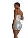 Мини-платье D&A, M, white, nylon-lycra открытые плечи с молнией на всю длину SX1241 фото 5