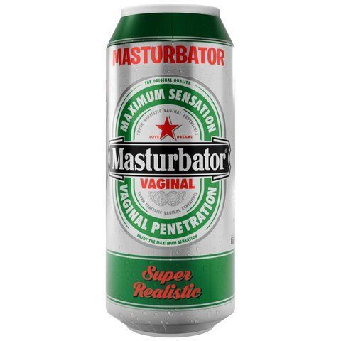 Мастурбатор-вагина Alive Heineken Vagina II в виде банки пива, реалистичный SX1392 фото