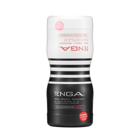 Мастурбатор Tenga Dual Sensation Cup EXTREMES, двухсторонний, 2в1 &mdash; нежная и жесткая стимуляция SO7044 фото
