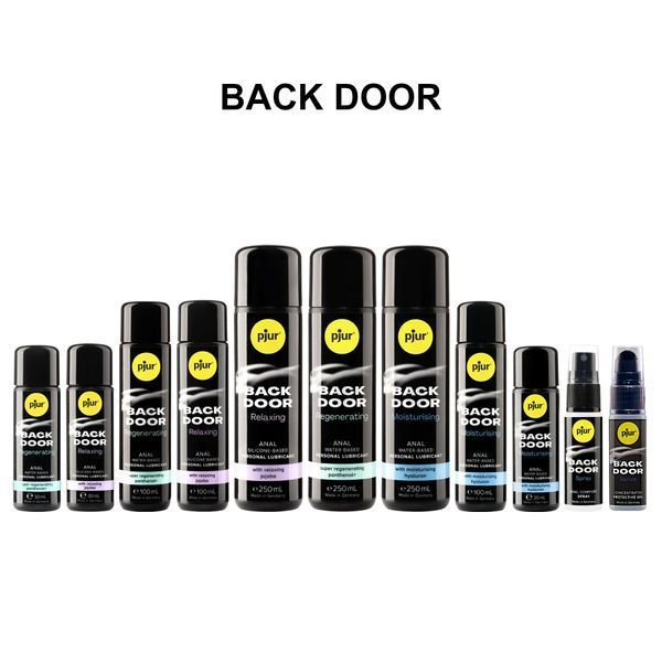 Анальний лубрикант pjur BACK DOOR Moisturising 100 мл, на водній основі, з гіалуроном, ефект силікону PJ11770 фото