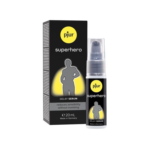 Сироватка-пролонгатор pjur Superhero Delay Serum 20 мл, створює ефект плівки, без оніміння PJ12090 фото