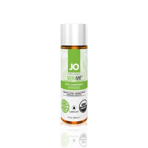 Смазка на водной основе JO NATURALOVE &mdash; ORGANIC (60 мл) с экстрактом листьев агавы и ромашки SO1490 фото