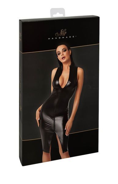 Сукня Noir Handmade F337 Powerwetlook midi dress - L SX2047 фото