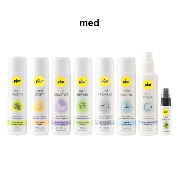 Очищувальний спрей pjur med Clean Spray 100 мл, для ніжної шкіри та іграшок, антибактеріальний PJ10440 фото