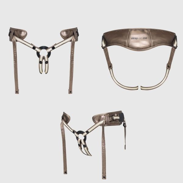 Трусы для страпона Strap-On-Me Leatherette HARNESS DESIROUS - NEW DESIGN SX4029 фото