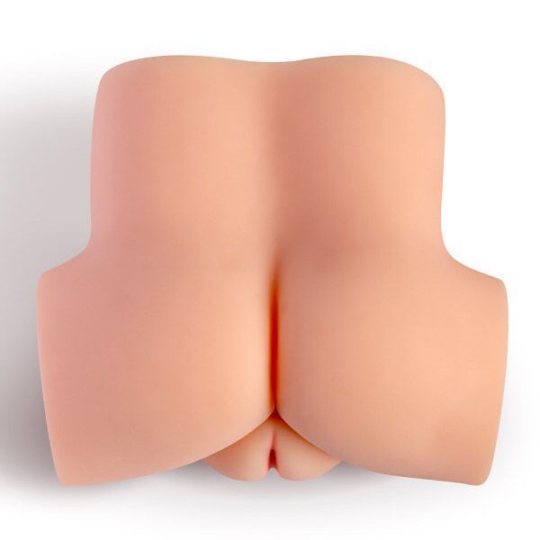 Мастурбатор-полуторс с вибрацией Real Body Real Tess, вагина и анус, 18х15 см SO9951 фото