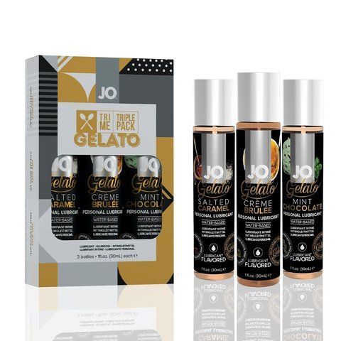 Набор JO Tri-Me Triple Pack &mdash; Gelato (3&times;30 мл) три разных вкуса серии Джелато SO2841 фото
