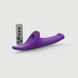 Вибронасадка для страпона с вакуумной стимуляцией Strap-On-Me Multi Orgasm Dildo M Purple SX4033 фото 1